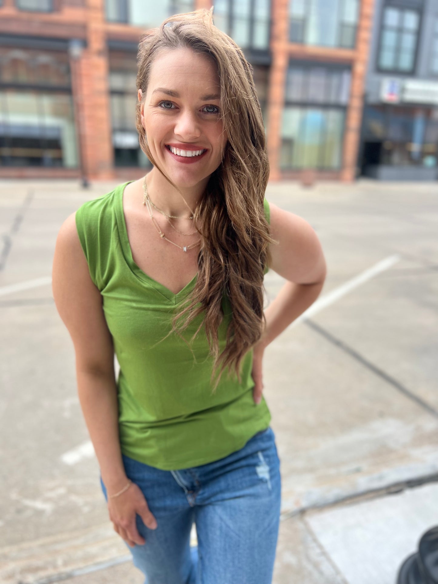 The Easy Tank - Olive