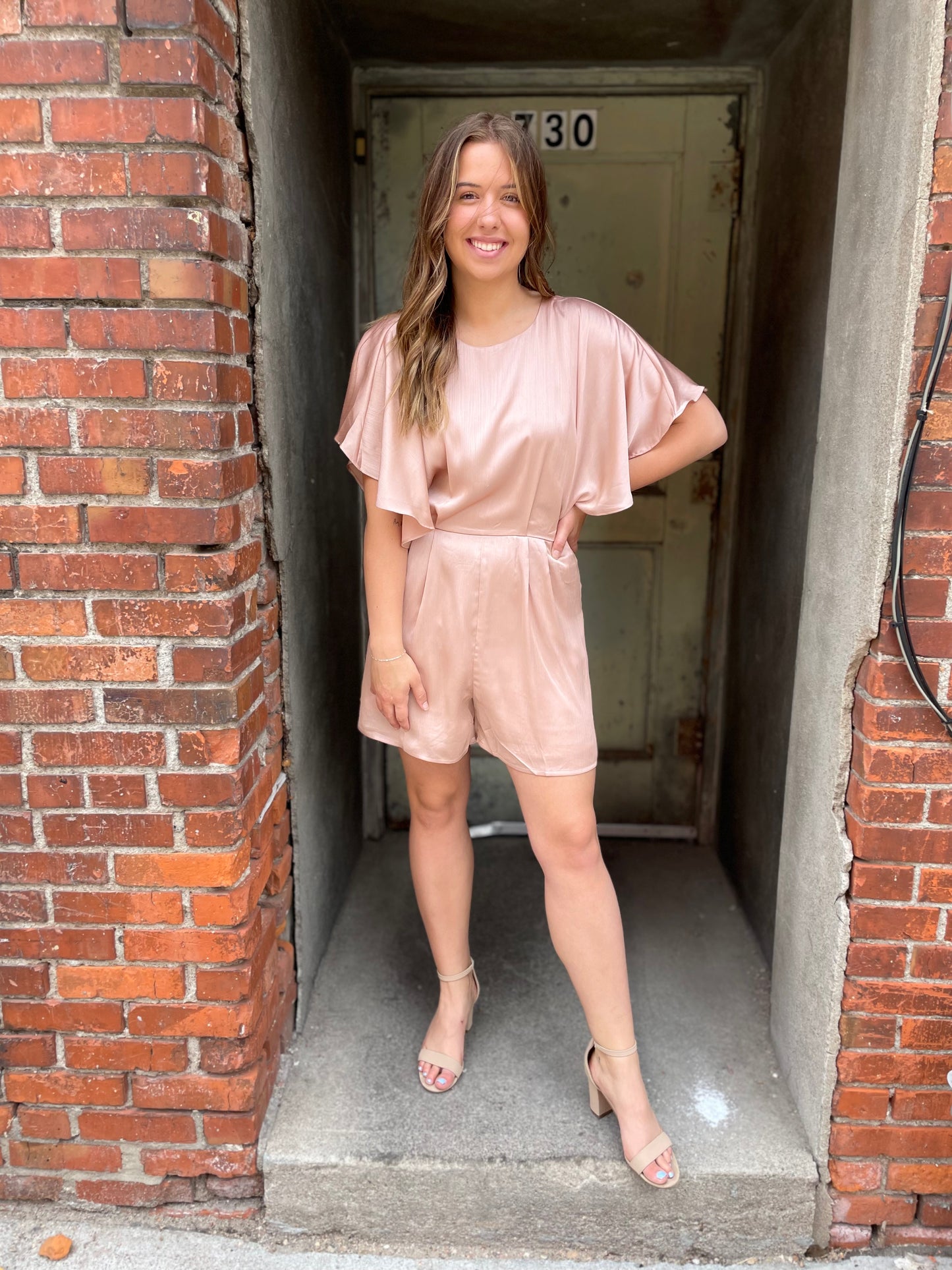 Rose Gold Romper