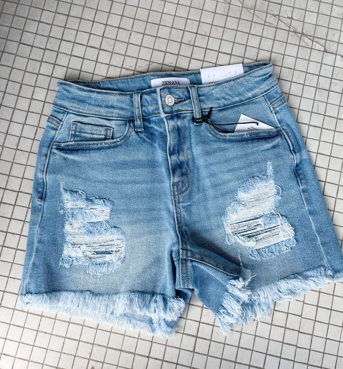 Frayed Hem Shorts *Mult Colors