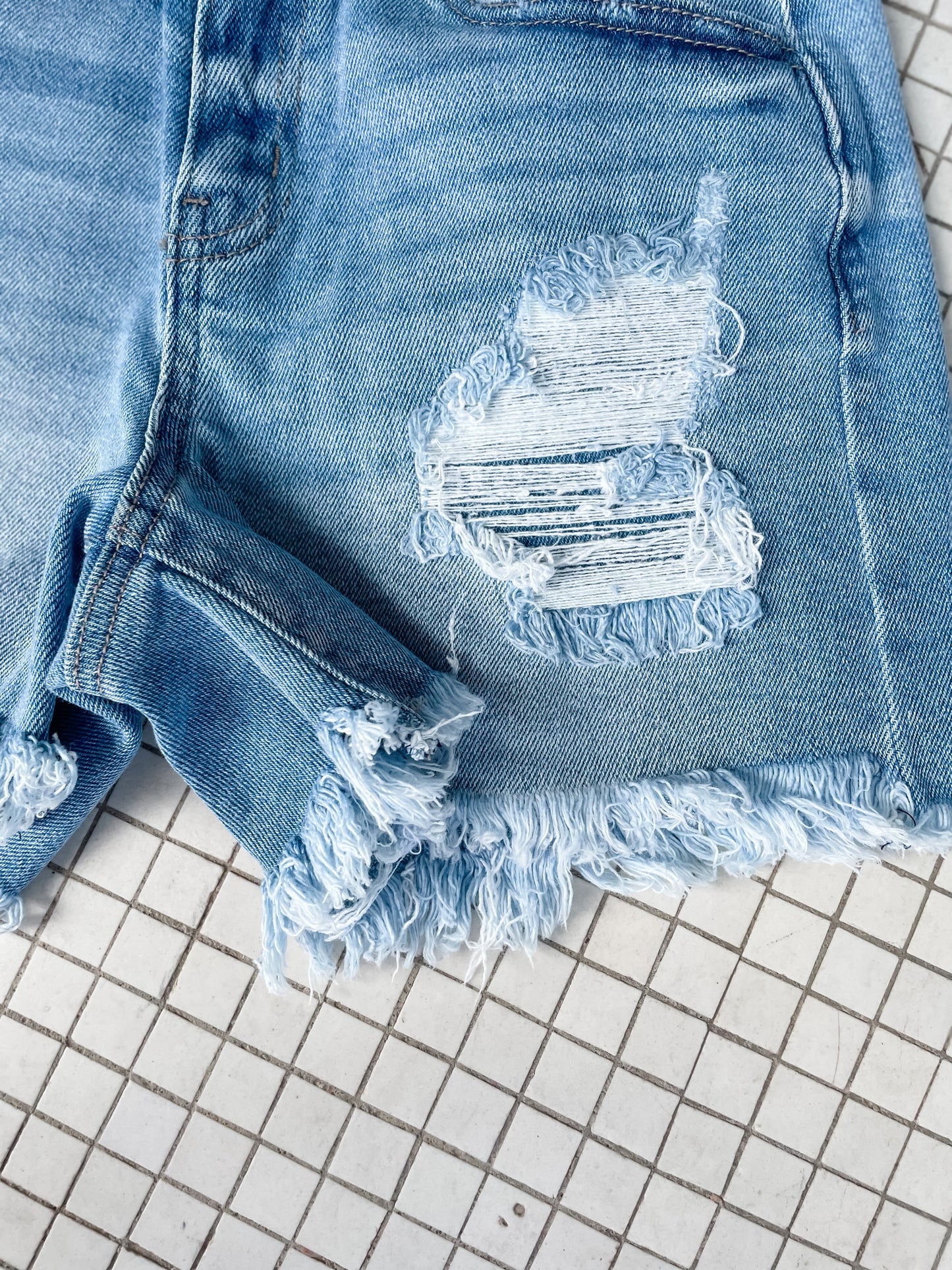 Frayed Hem Shorts *Mult Colors