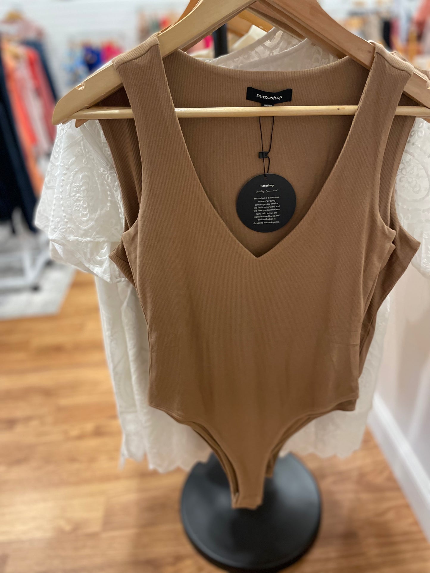 V Neck Bodysuit