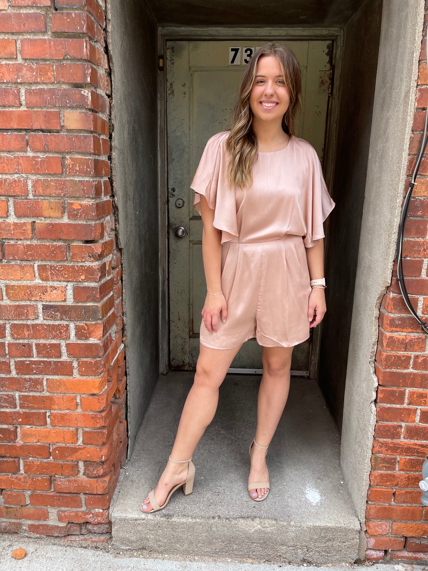 Rose Gold Romper