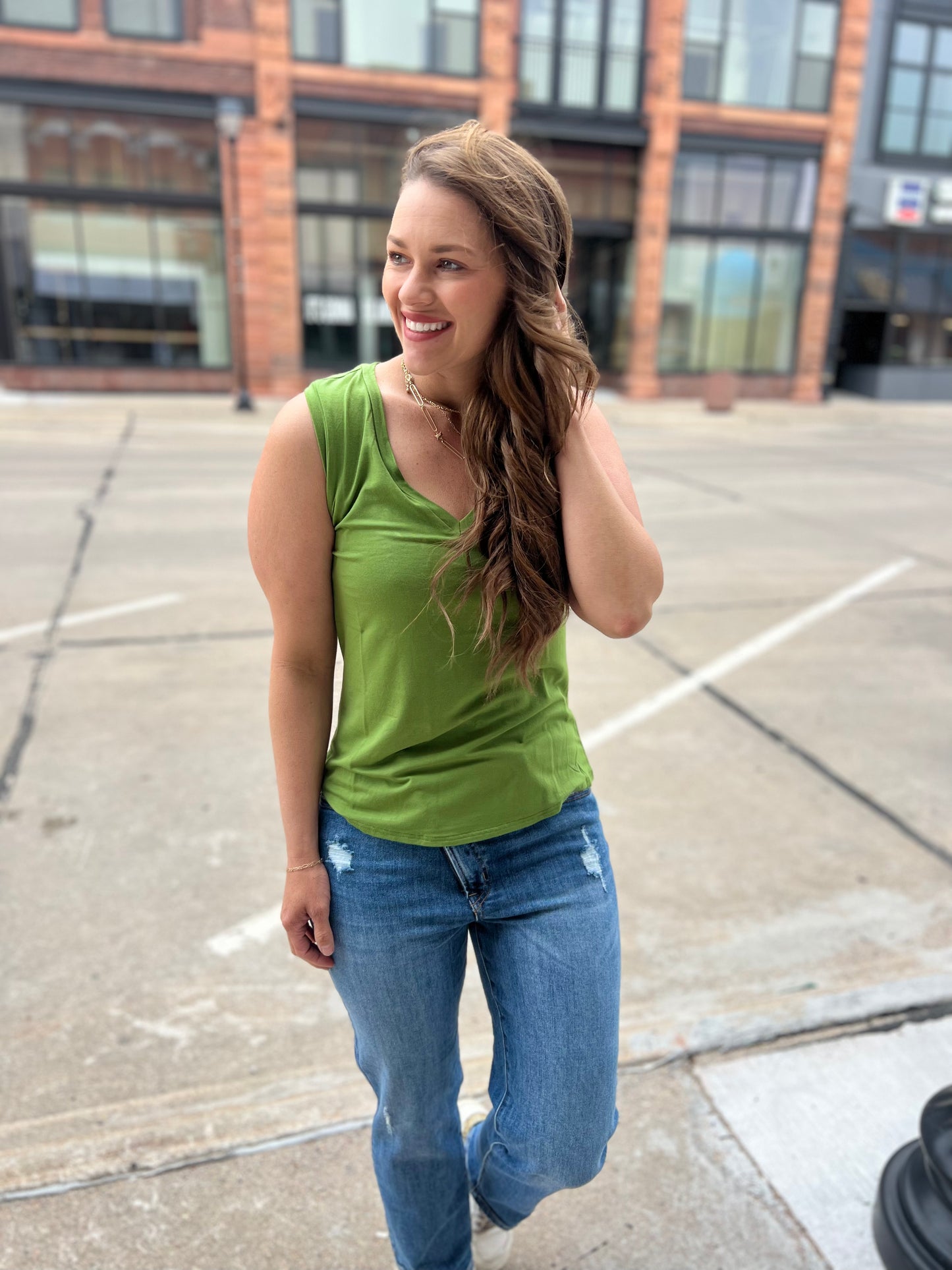 The Easy Tank - Olive