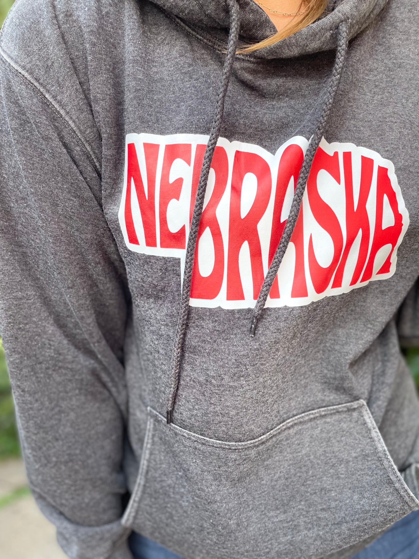 Charcoal Nebraska Sweater