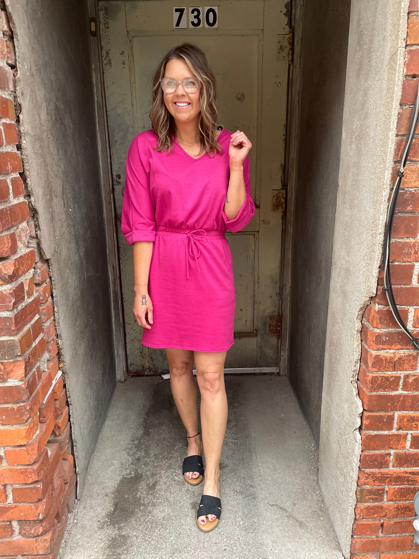 Vibrant Pink Dress