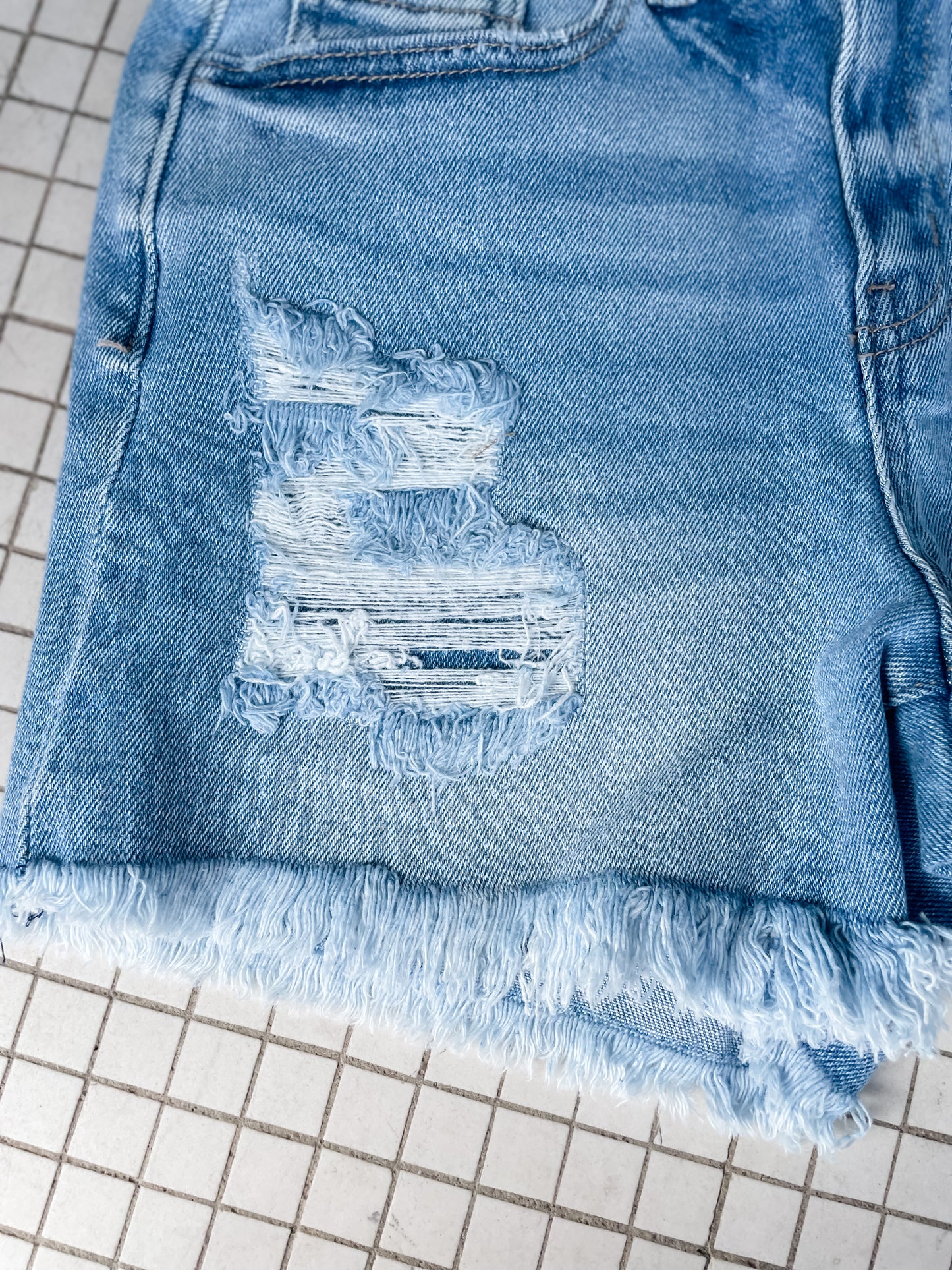 Frayed Hem Shorts *Mult Colors
