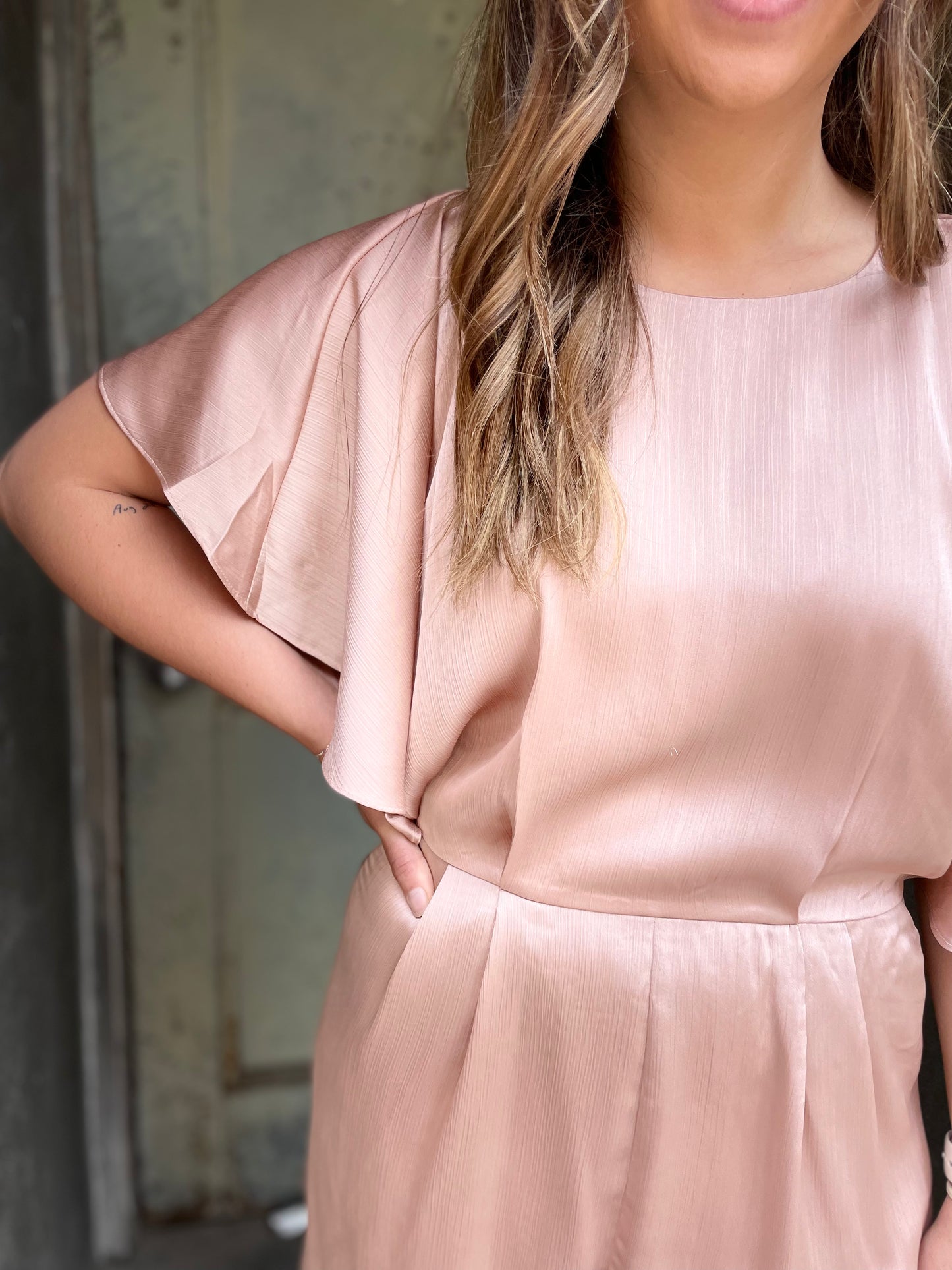 Rose Gold Romper