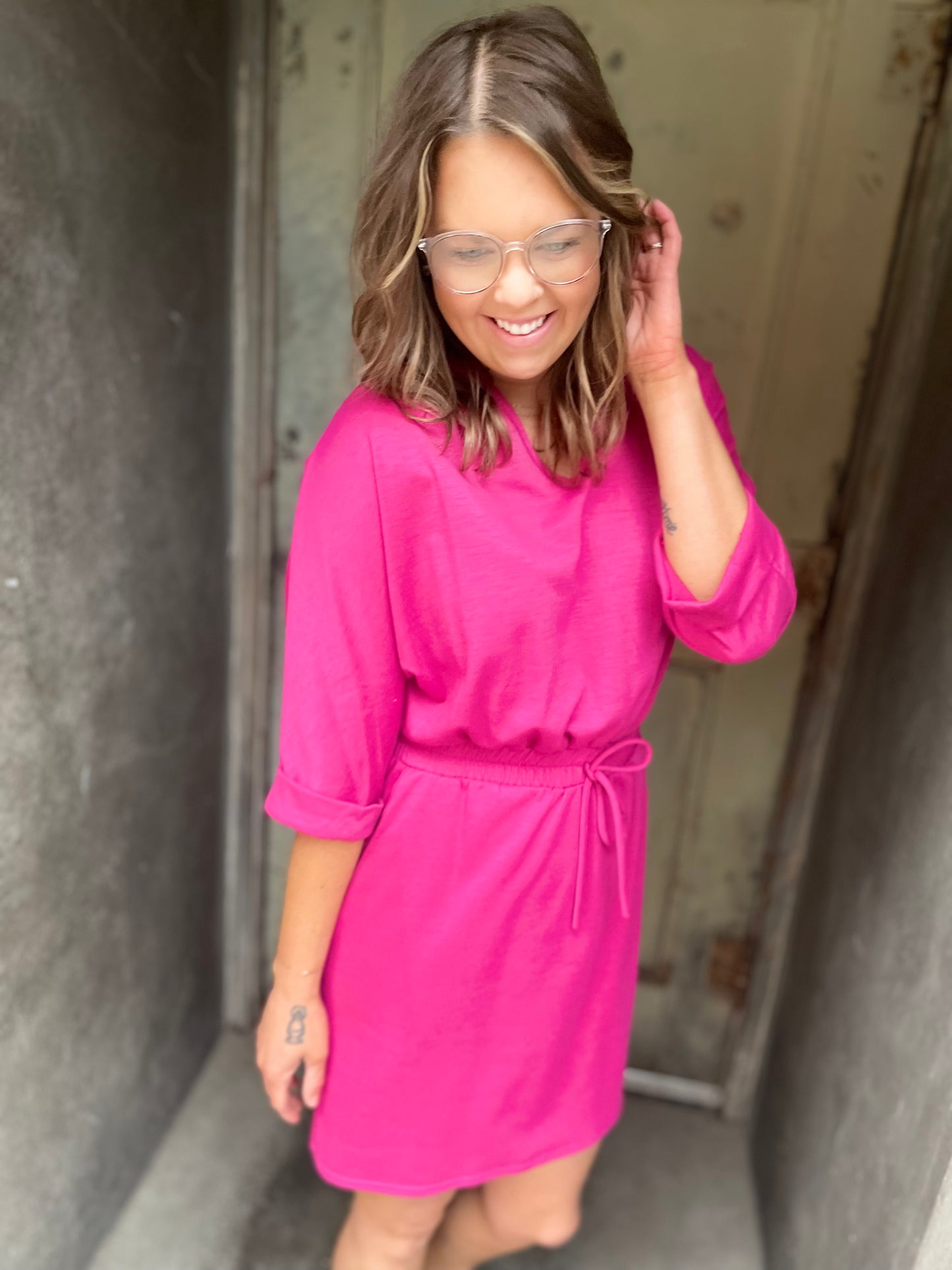 Vibrant Pink Dress