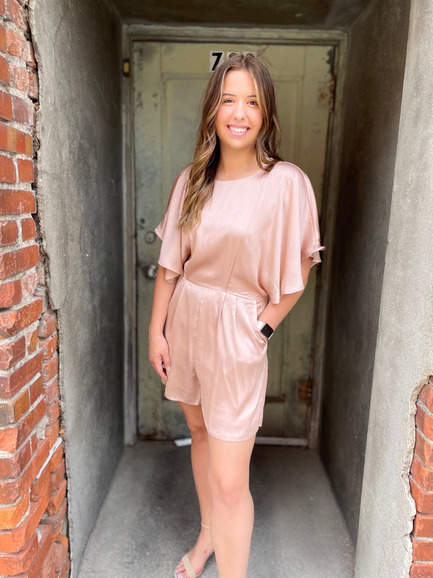 Rose Gold Romper