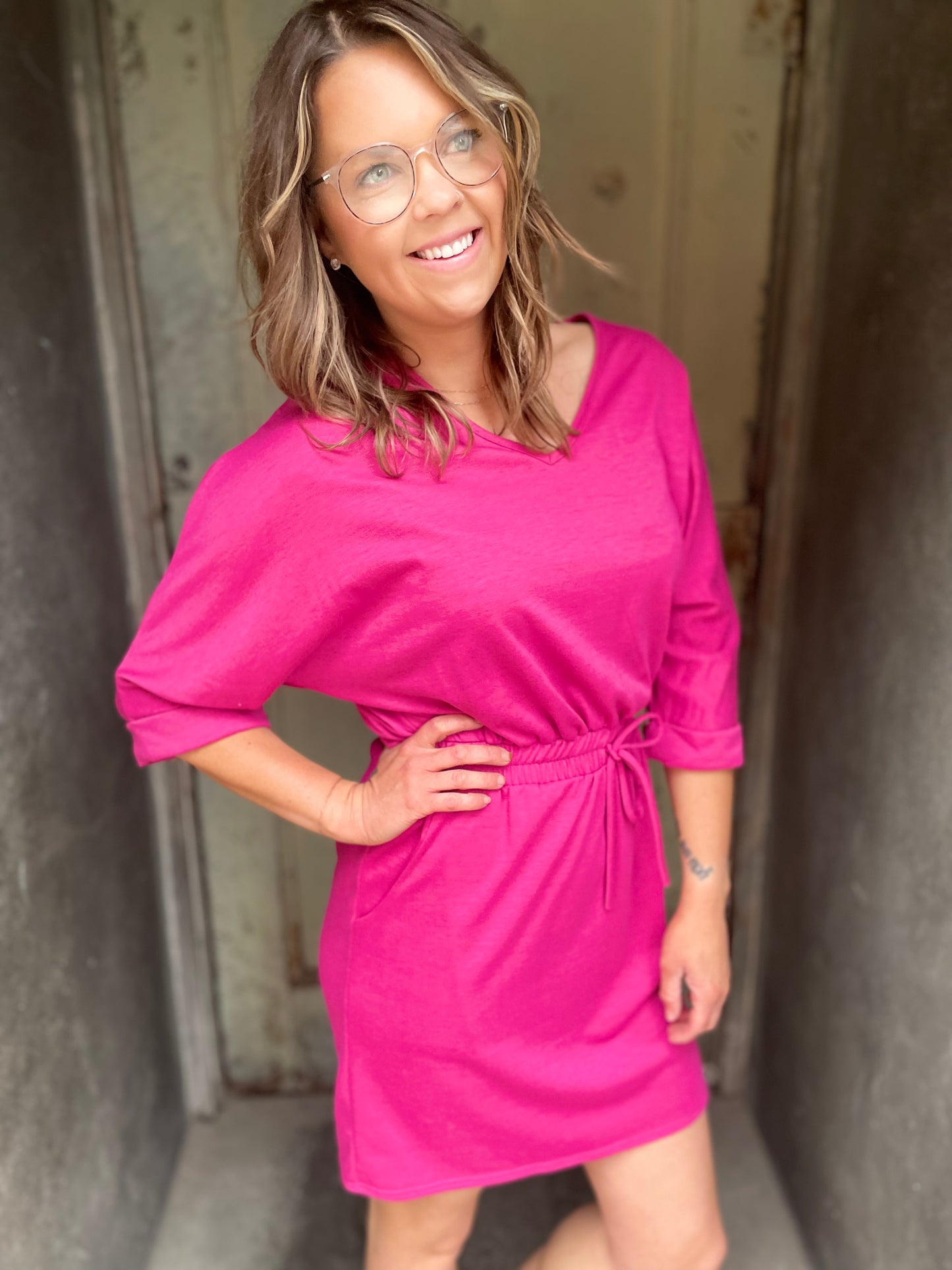 Vibrant Pink Dress