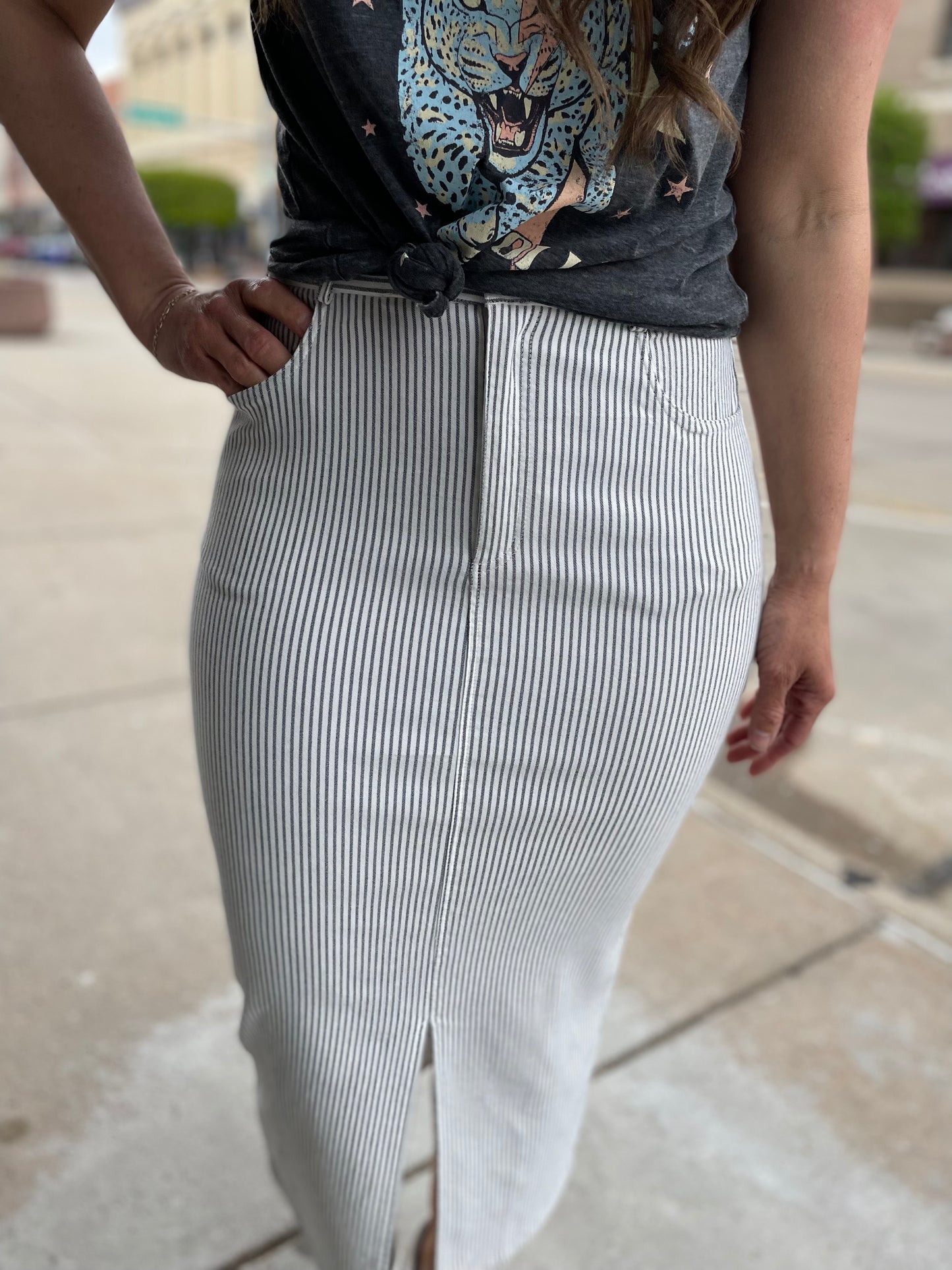 Sweet Striped Skirt