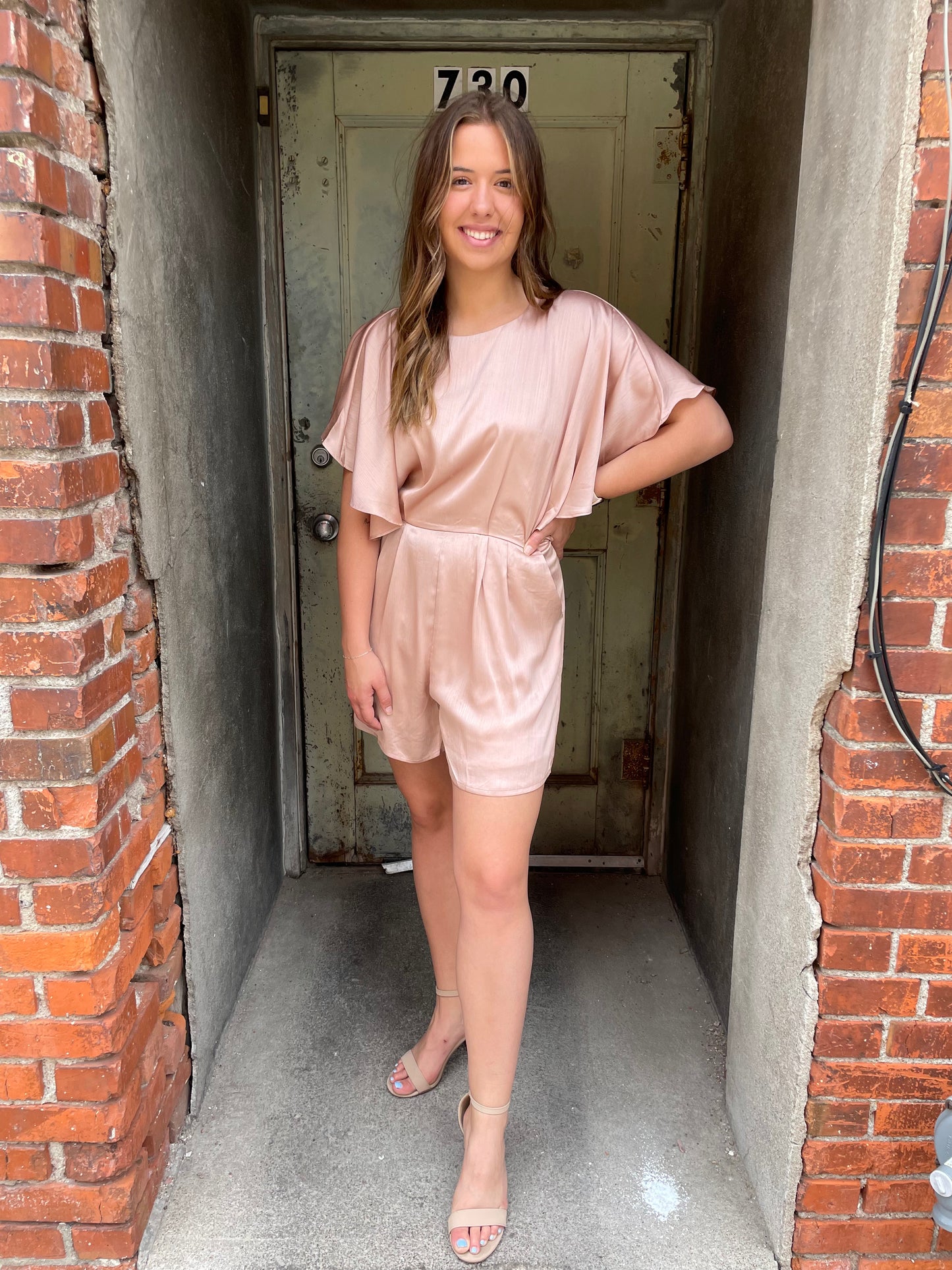 Rose Gold Romper