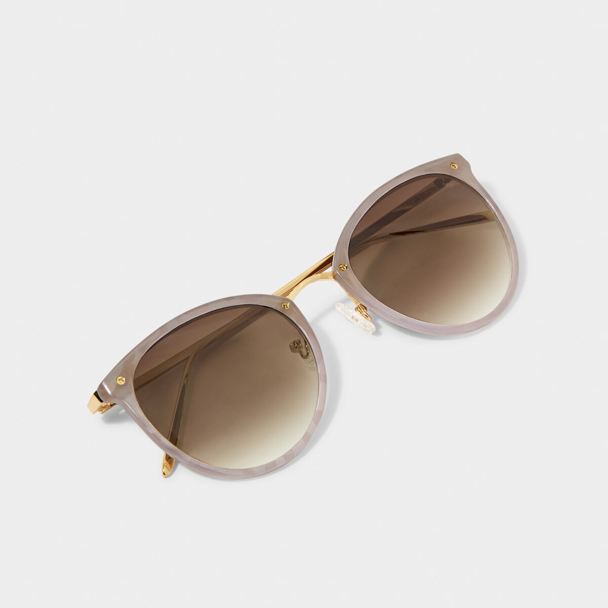Santorini Taupe Gradient Sunglasses
