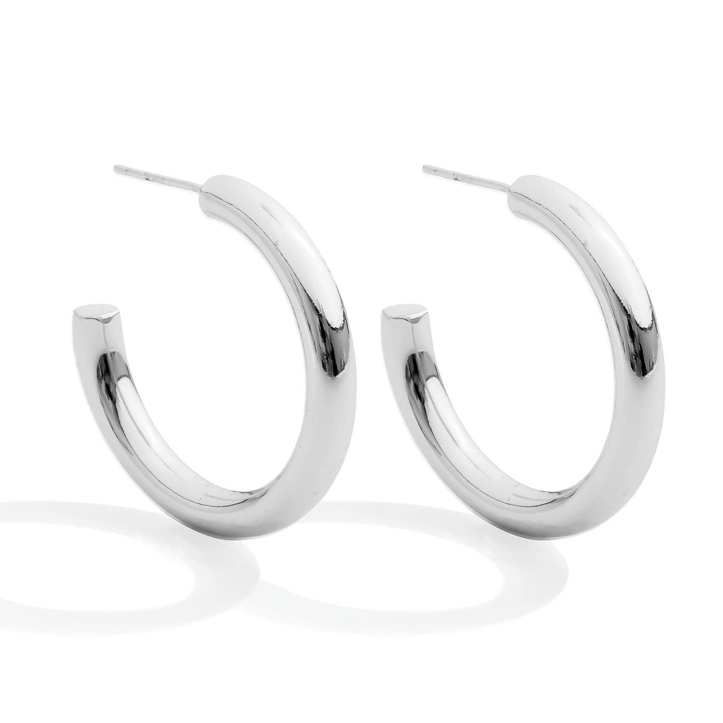 The Perfect Hoop Earrings: Silver