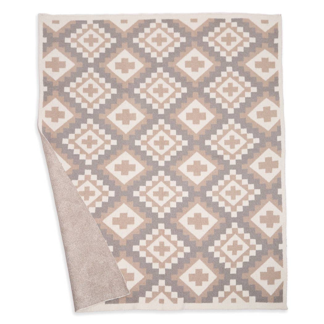 Tribal Geometric Print Luxury Soft Throw Blanket