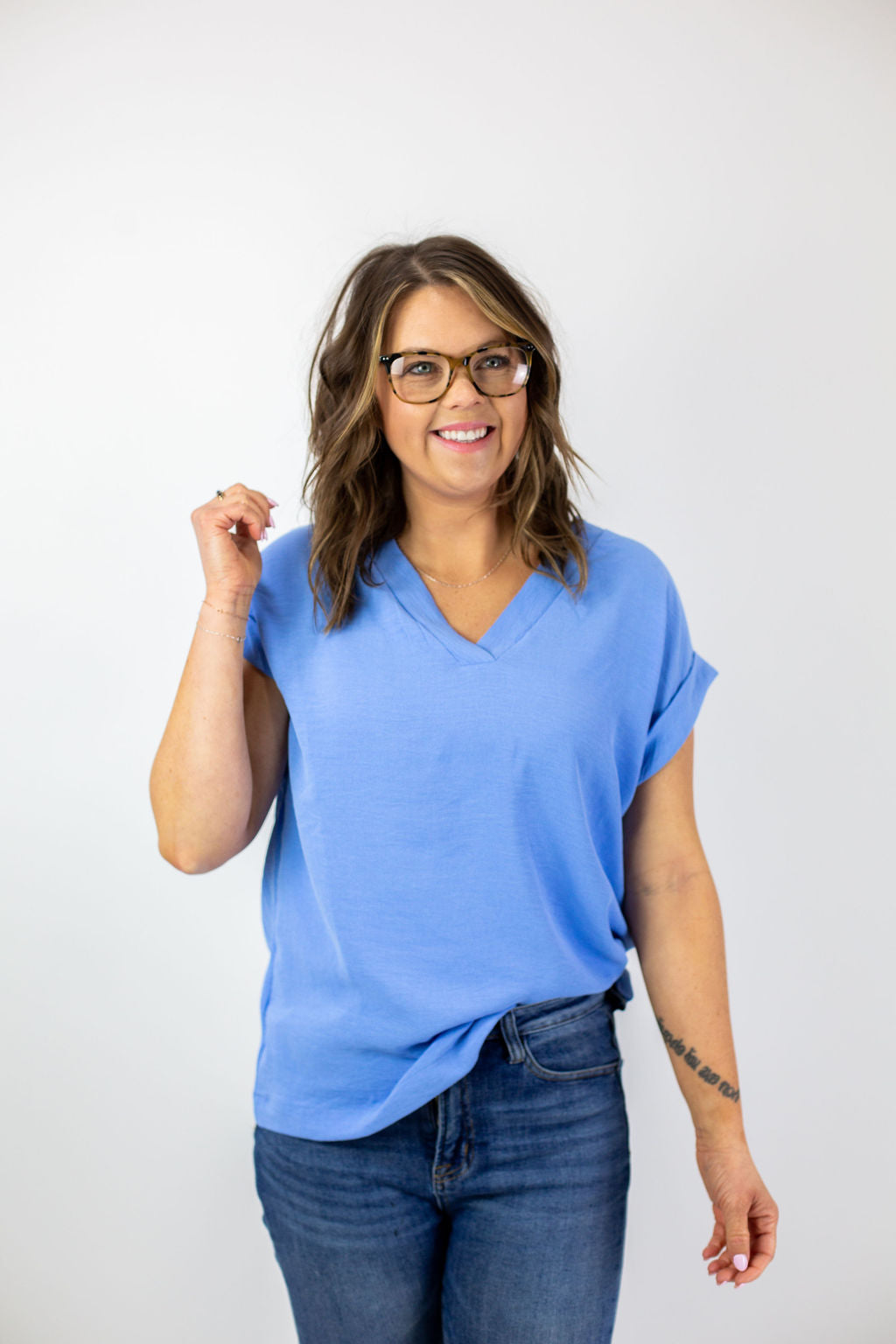 Influence Top - Sky Blue