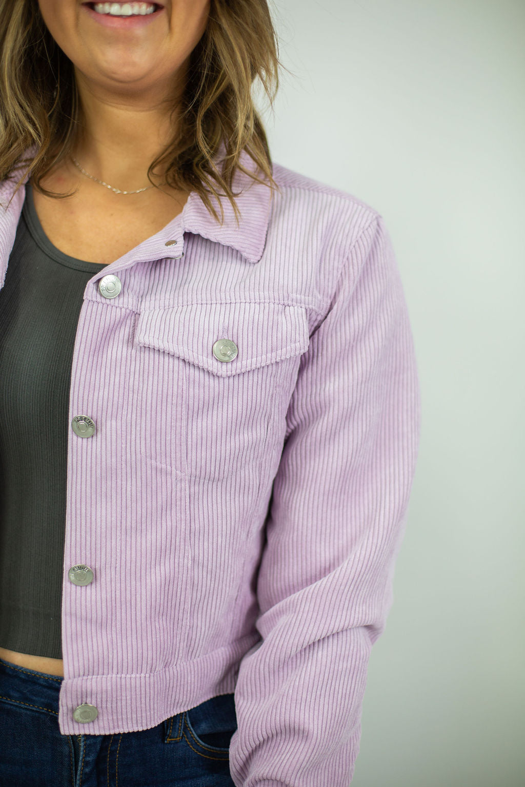 Corduroy Jacket - Lilac