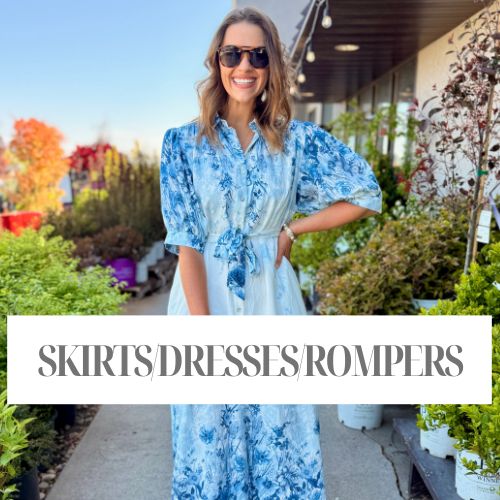skirts, dresses, sets, rompers