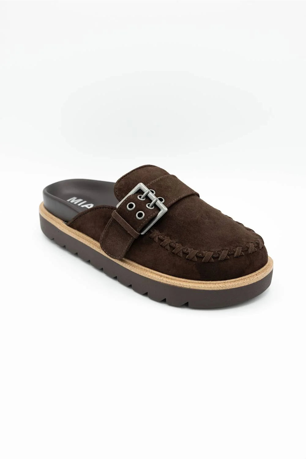 Mia Zaina Lug Clogs || Chocolate