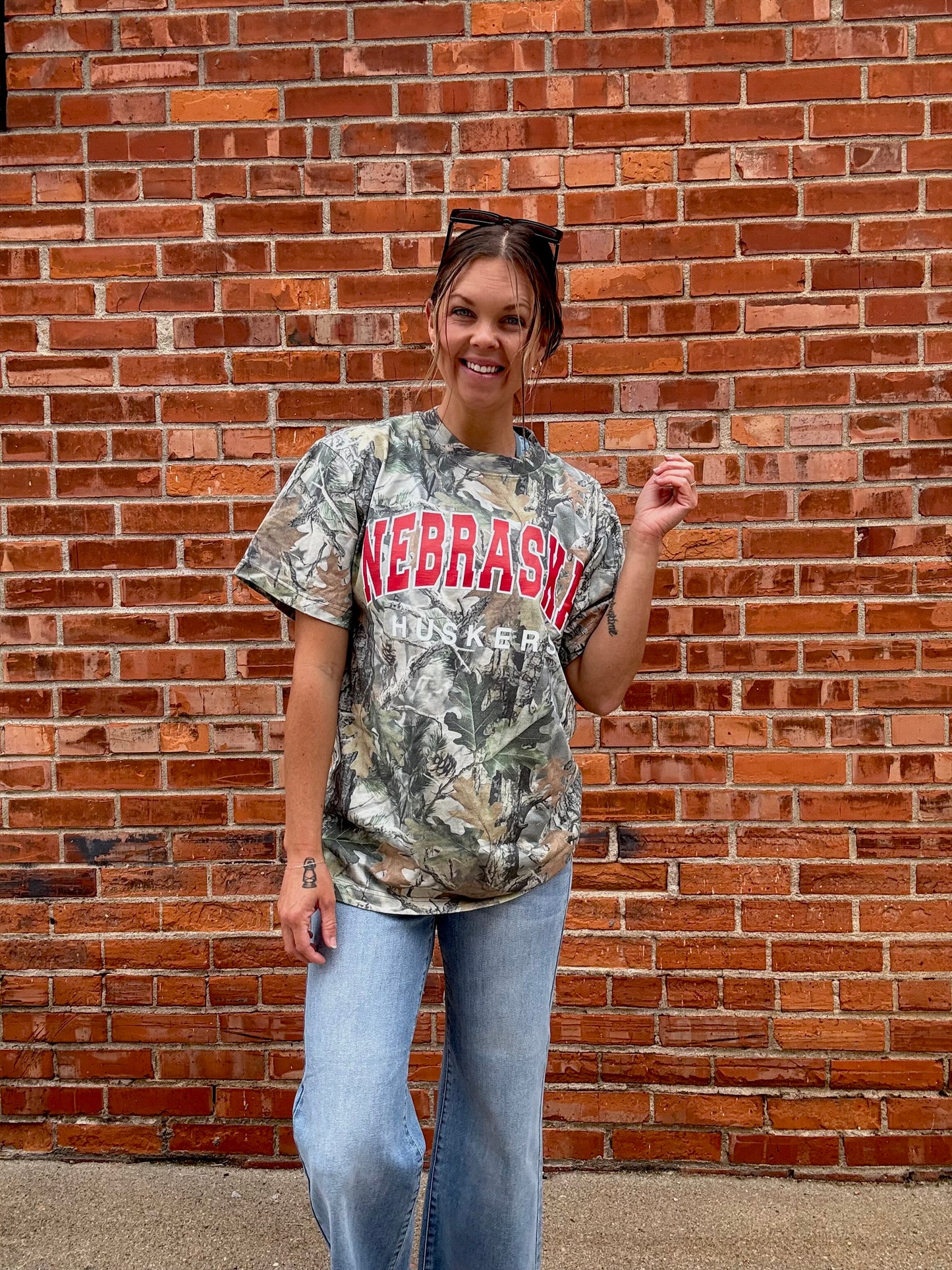 Nebraska Huskers Camo T-Shirt