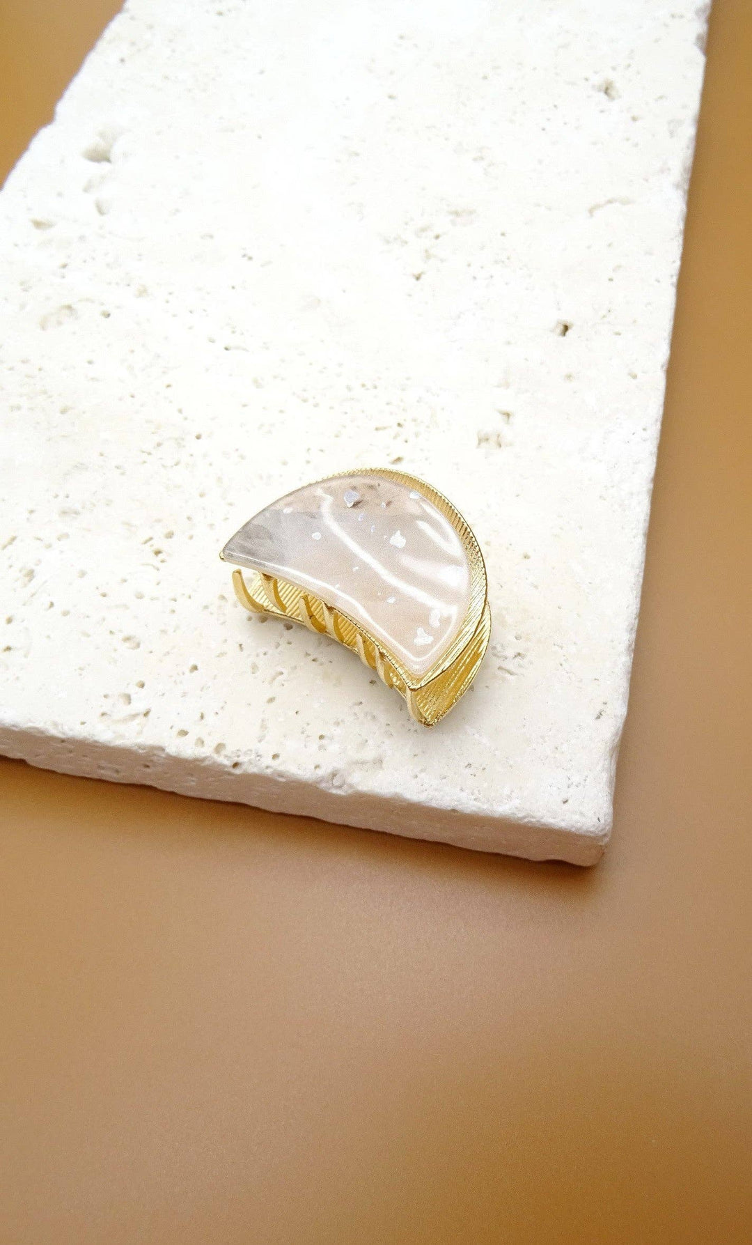 Marble Hair Claw Clip