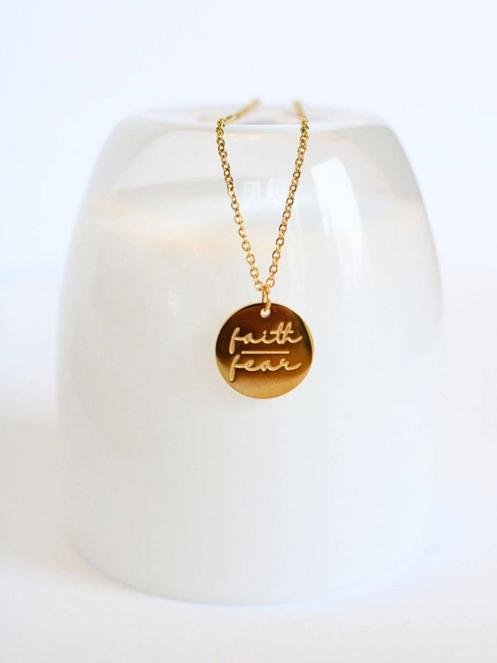 Faith Over Fear Necklace