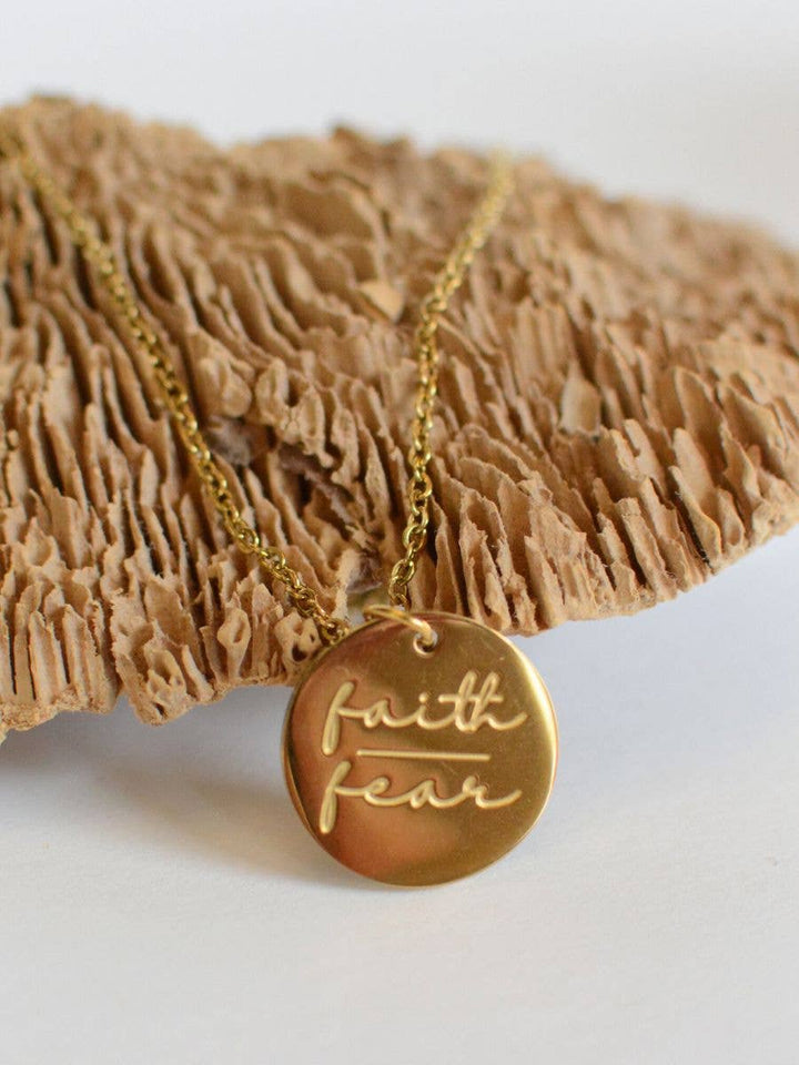 Faith Over Fear Necklace