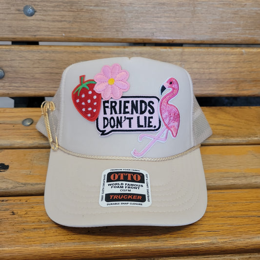 Friends Don't Lie Trucker Hat