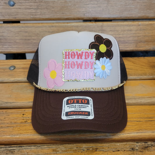 Howdy With Chain Trucker Hat