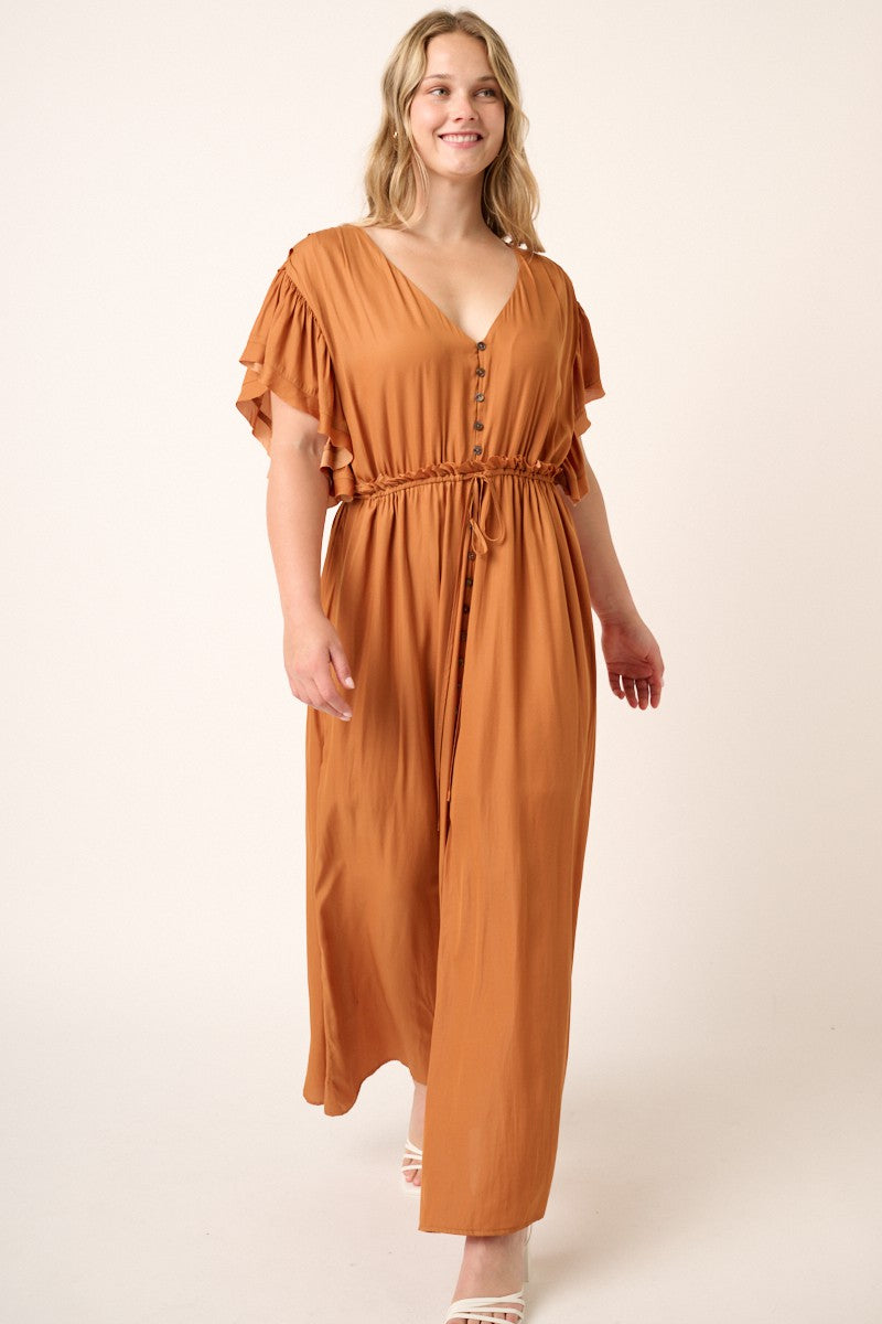 Make The Way Dress Rolling Peach Boutique