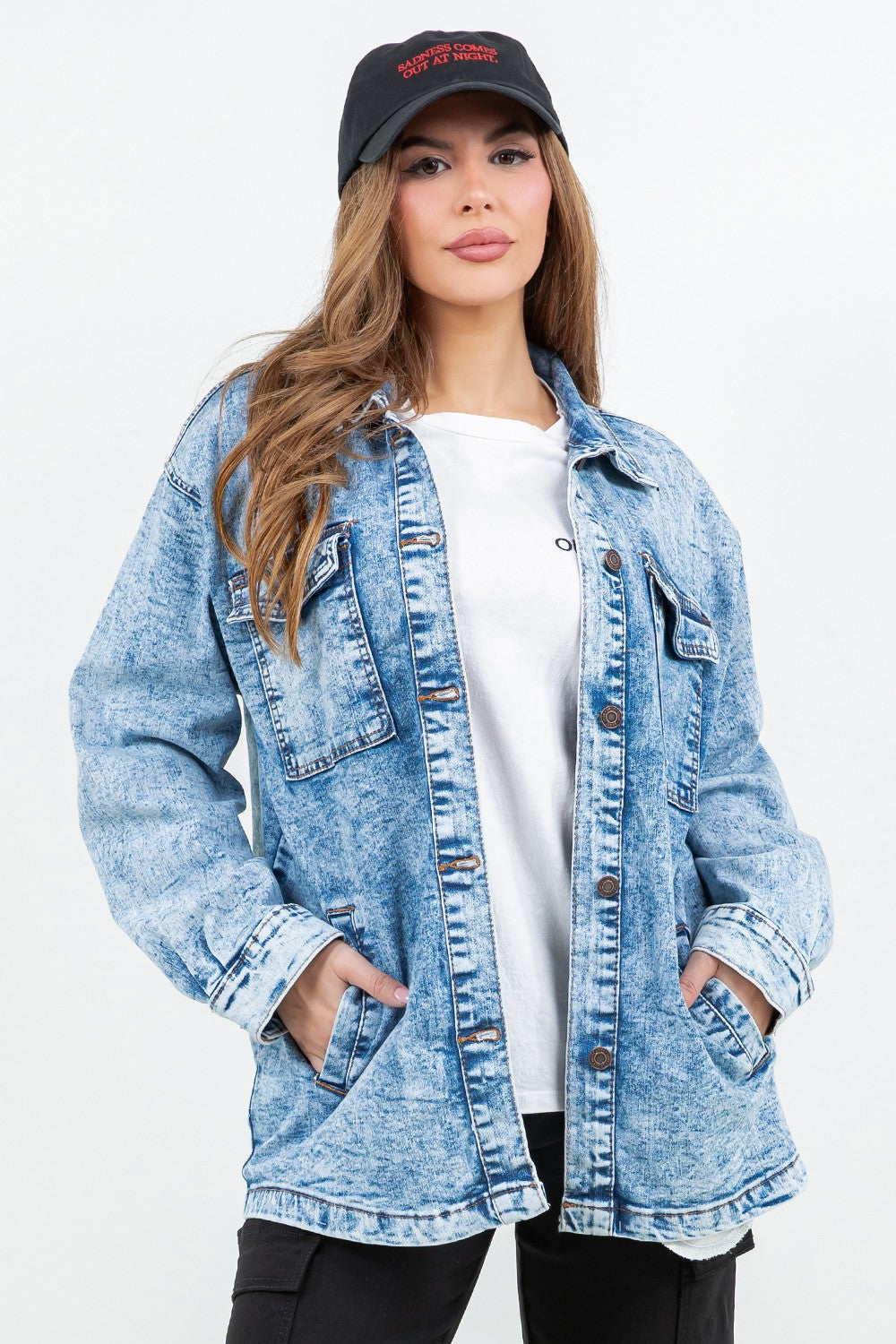 Rory Acid Wash Denim Jacket
