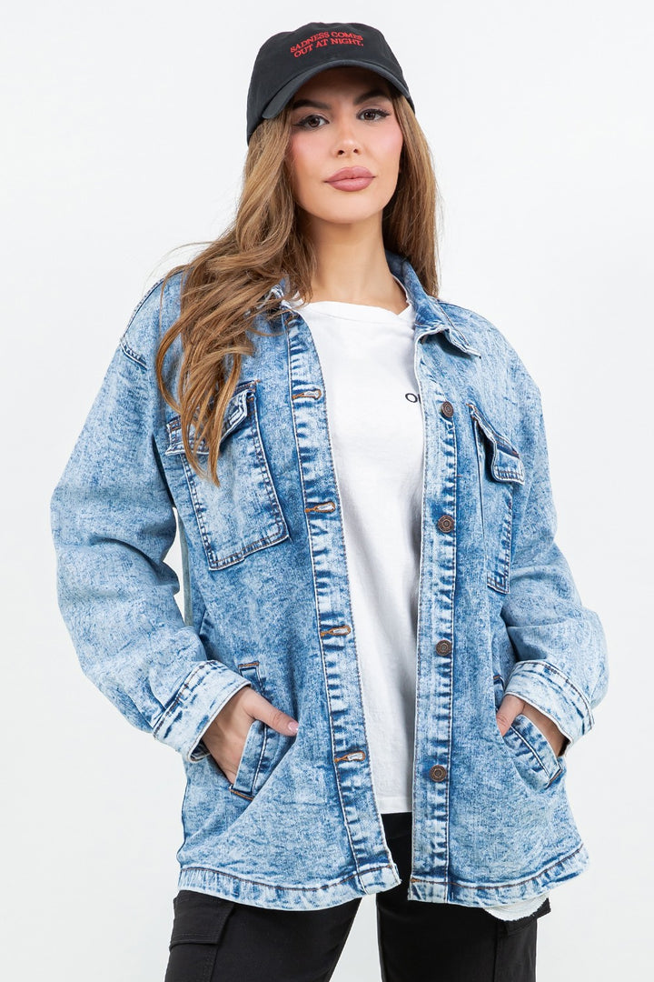 Rory Acid Wash Denim Jacket