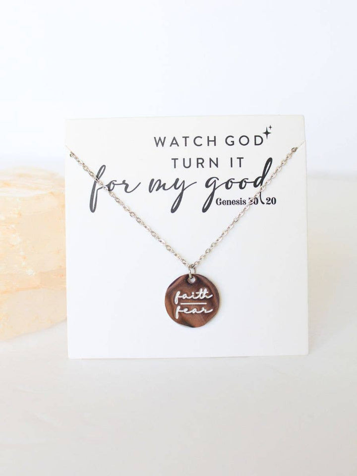 Faith Over Fear Necklace