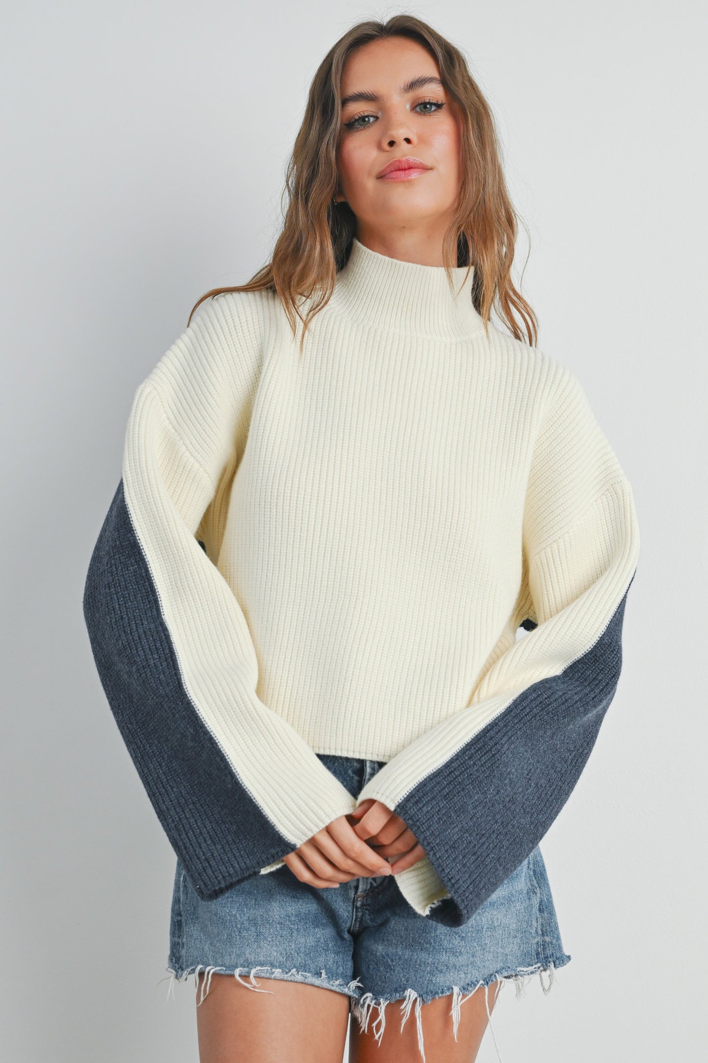 Two Tone Sweater Bliss