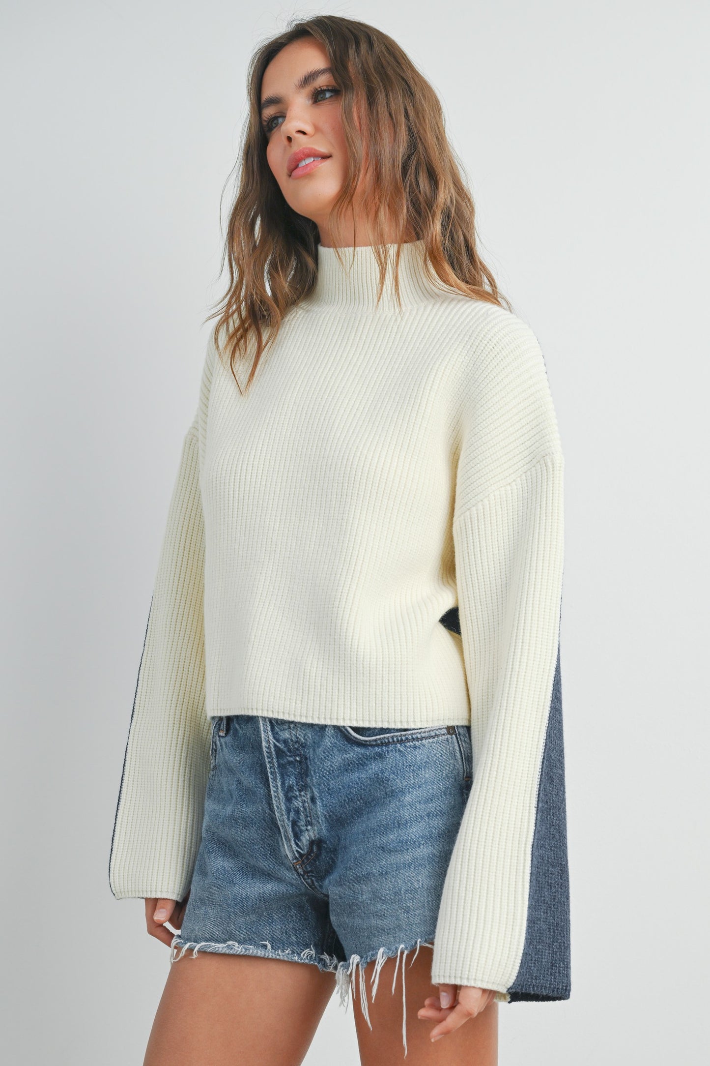 Two Tone Sweater Bliss