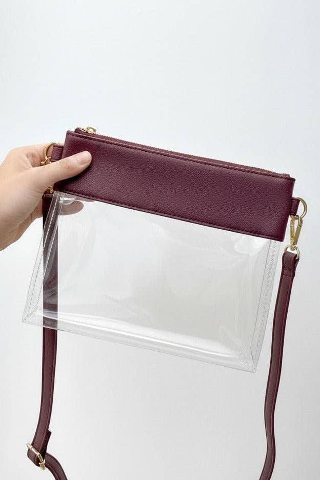 Game Day Clear Crossbody Bag/Clutch