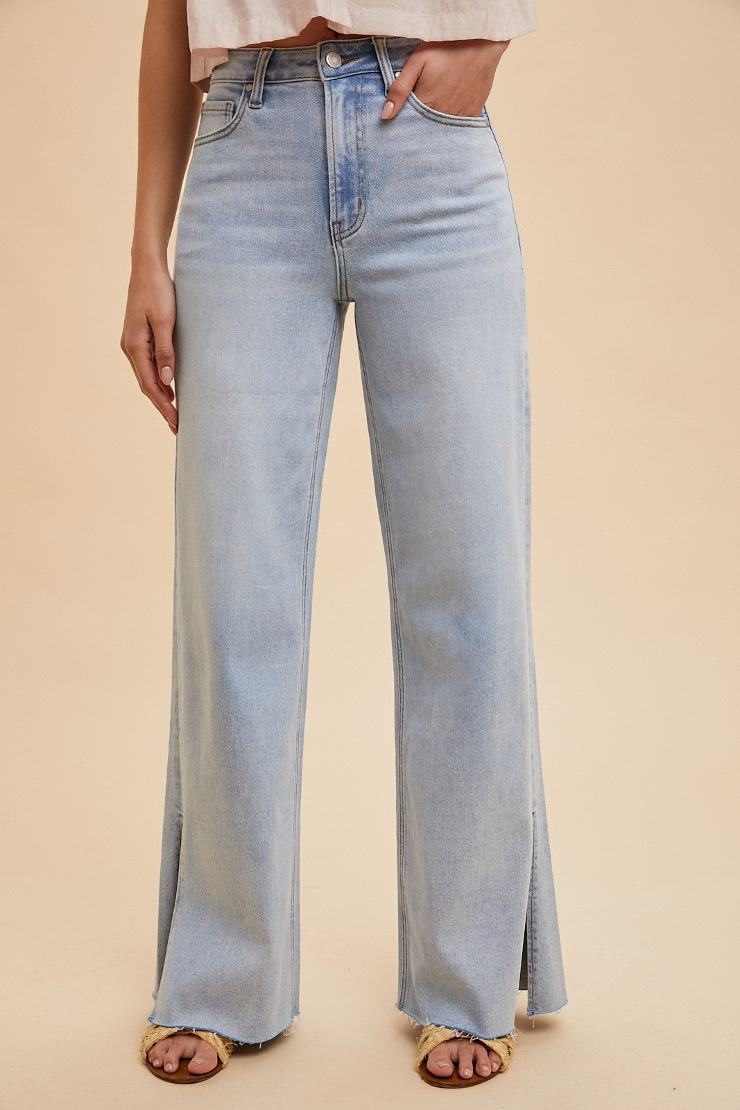 Sloane Side Slit Jean
