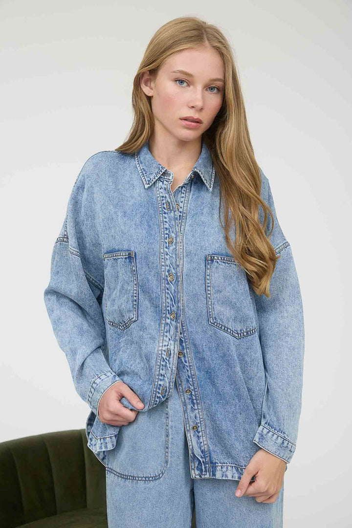 Sadie Washed Chambray Shirt