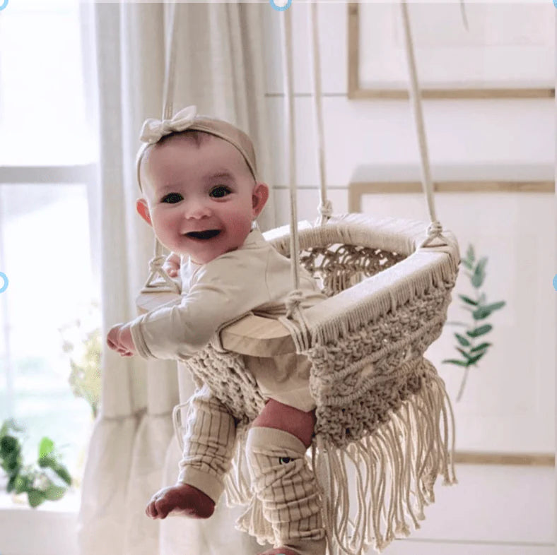 Macrame Baby Swing