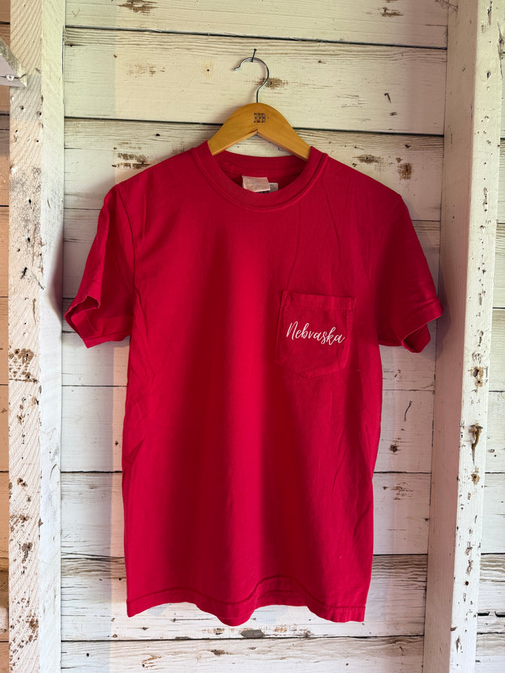Nebraska Pocket Tee *Comfort Colors*