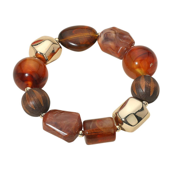 The Tessa Resin Pebble Stretch Bracelet