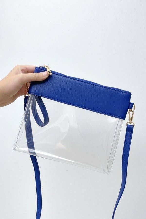 Game Day Clear Crossbody Bag/Clutch