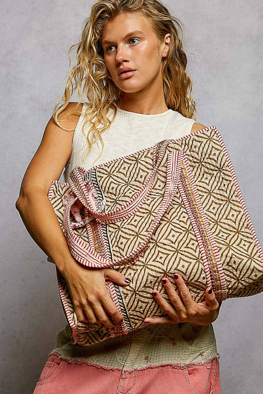 Wanderloom Quilted Boho Tote