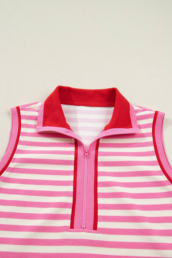 Pink Playmaker Stripe Skort Set