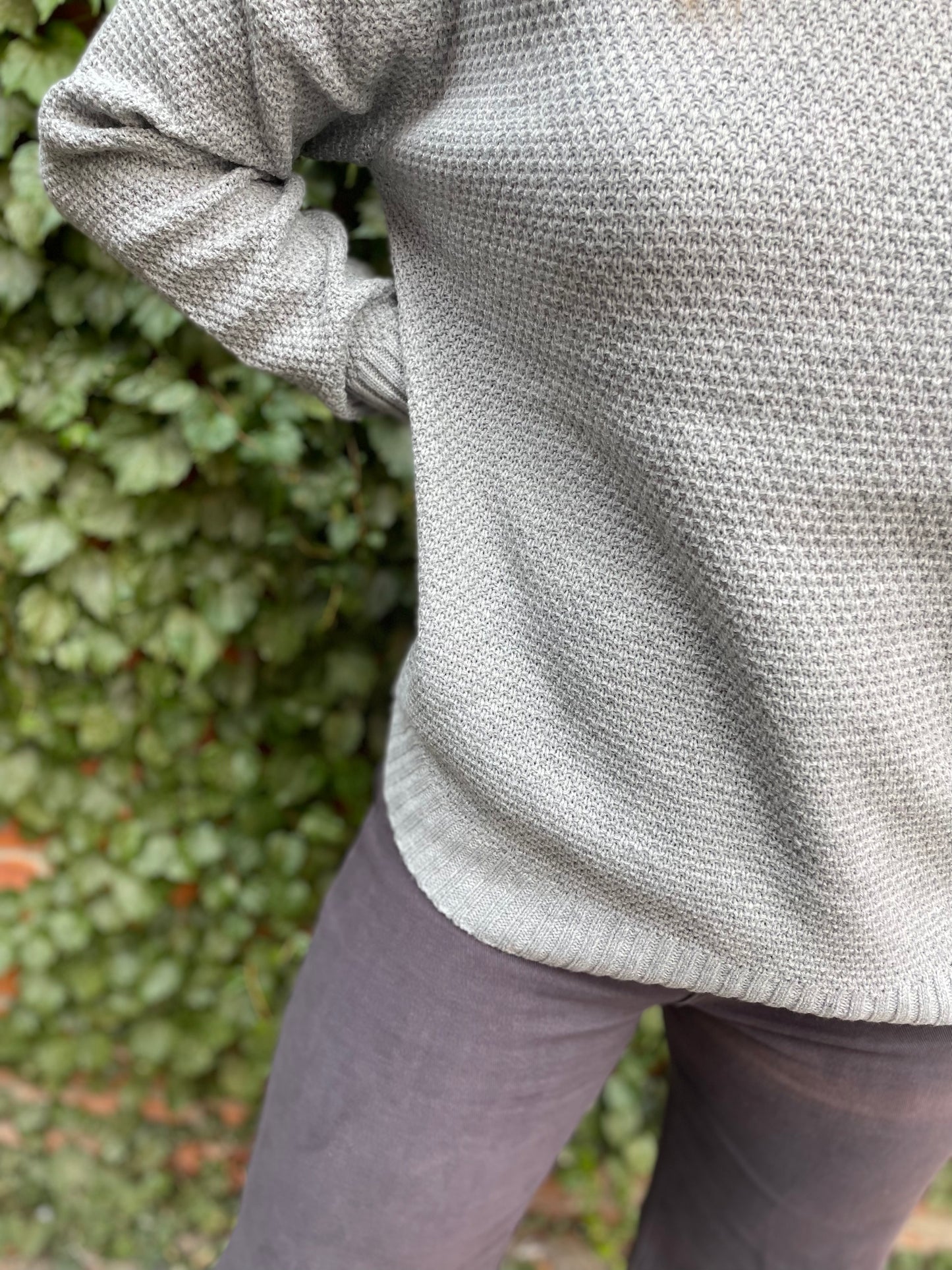 Grey Comfort Sweater