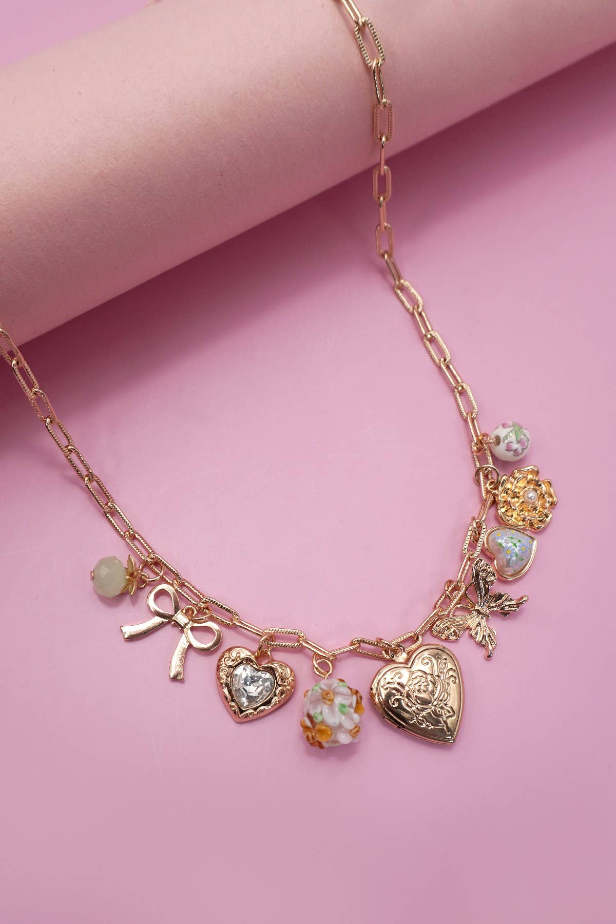 Vintage-Inspired Charm Necklace
