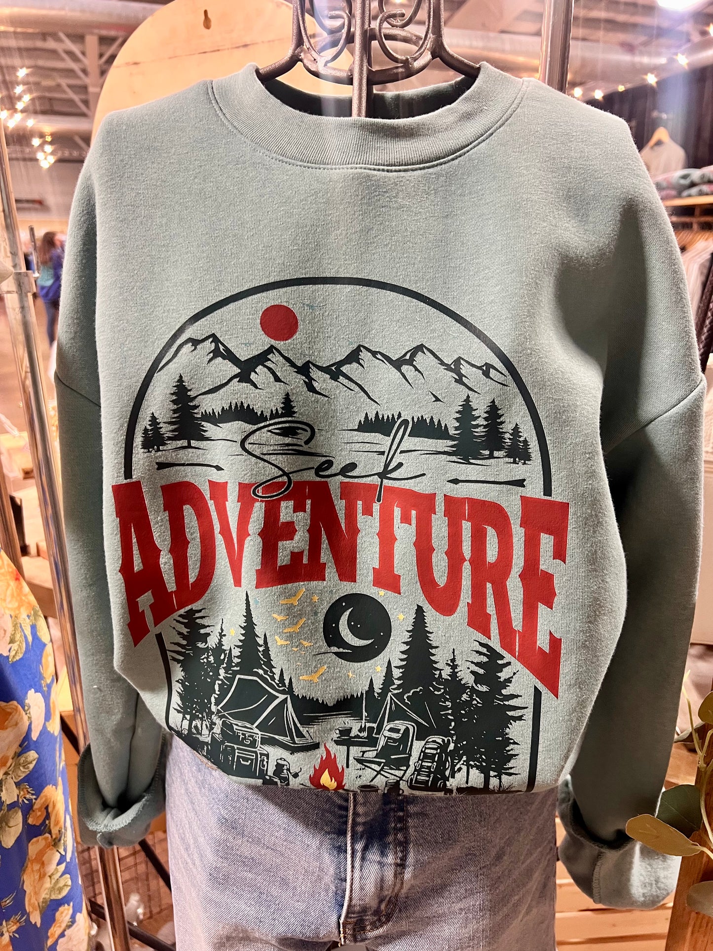 Seek Adventure Crewneck