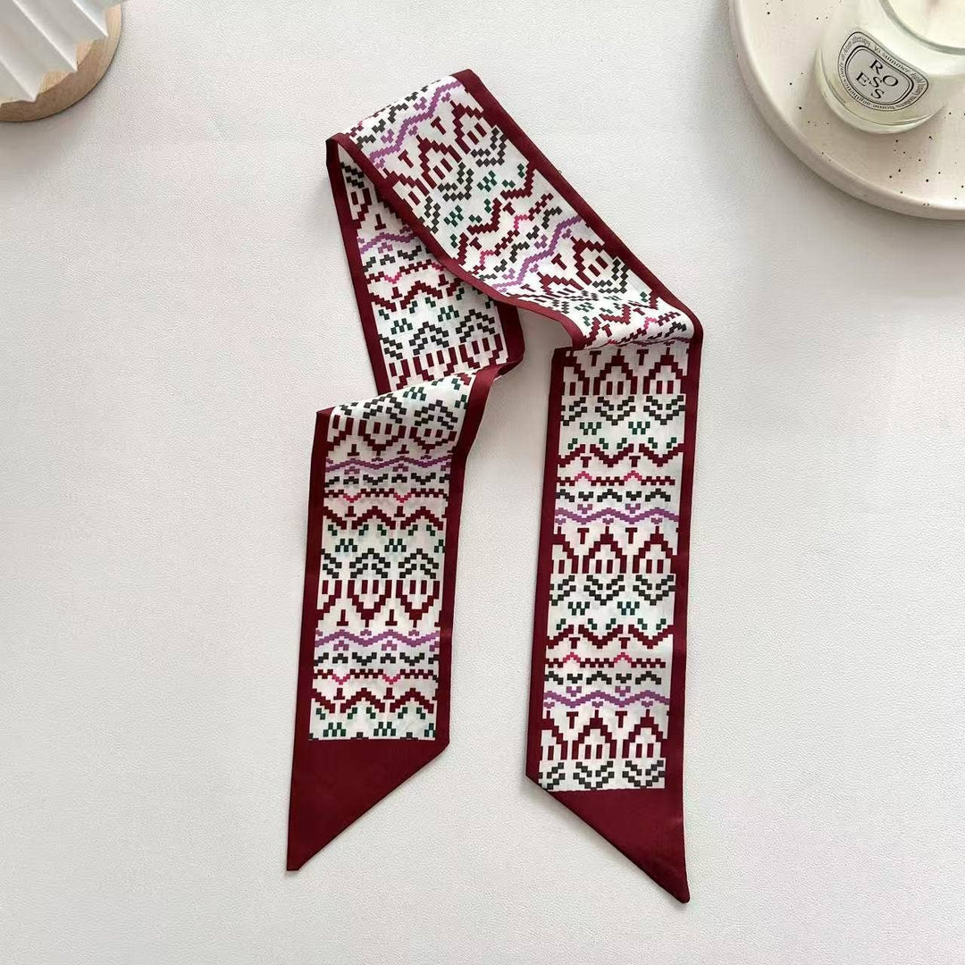Minimalist Red Scarf Headband