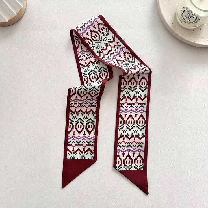 Minimalist Red Scarf Headband
