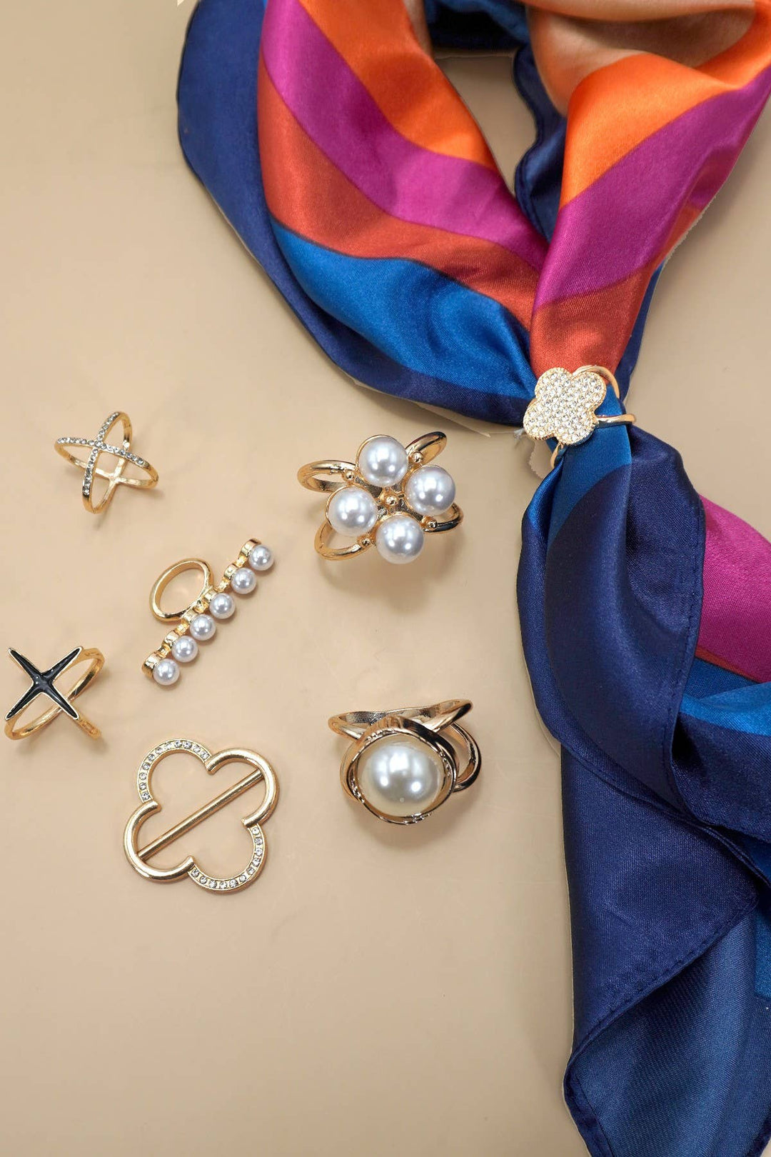 Scarf Charm - Holder Slider Ring